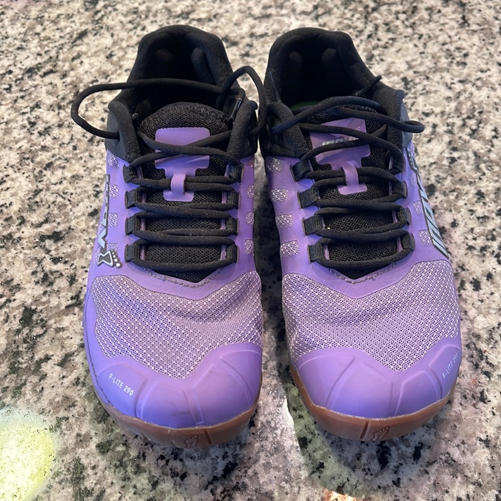 Inov-8 Purple and Black Running Shoes